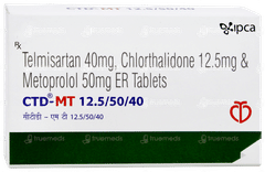 Ctd Mt 12.5/50/40 Tablet 10