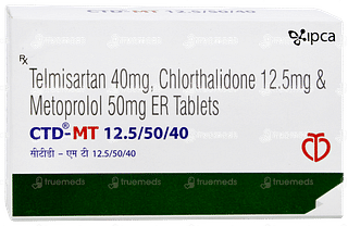 Ctd Mt 12.5/50/40 Tablet 10