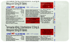 Ctd Mt 12.5/50/40 Tablet 10