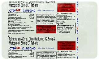 Ctd Mt 12.5/50/40 Tablet 10