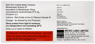 Montovent Lc Tablet 10