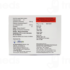 Cefbliss Cv 500/125 MG Tablet 10