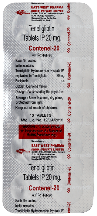 Contenel 20 Mg Tablet 10