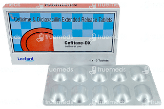 Cefitaxe Dx 200/500 MG Tablet 10