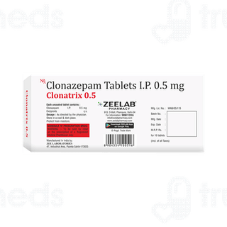 Clonatrix 0.5 MG Tablet 10