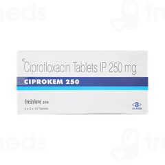 Ciprokem 250 MG Tablet 10