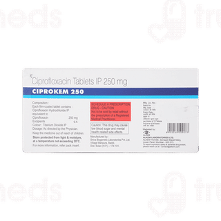 Ciprokem 250 MG Tablet 10