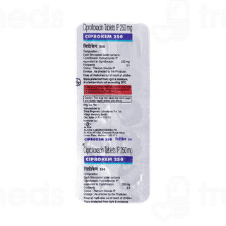 Ciprokem 250 MG Tablet 10