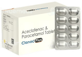 Clanac Plus 100/325 Mg Tablet 10