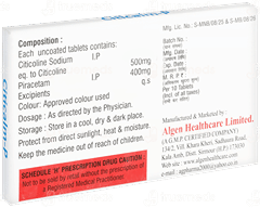 Citicalm P 500/400 Mg Tablet 10 Citicalm P 500/400 Mg Tablet 10