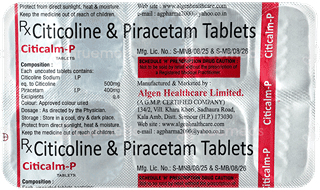 Citicalm P 500/400 Mg Tablet 10