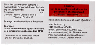 Dapagold 5 Tablet 15