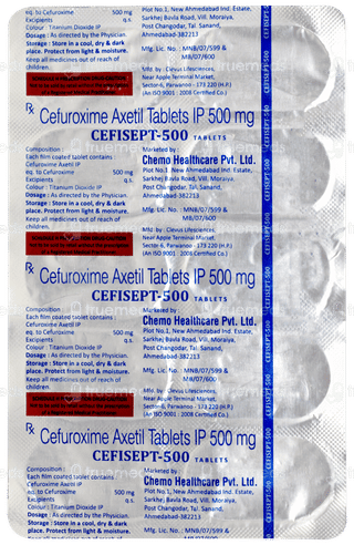 Cefisept 500 Tablet 10