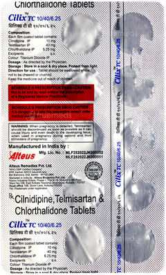 Cilix Tc 5/40/6.25 Tablet 15