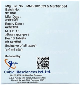 Cubinac P 100/325 Mg Tablet 10