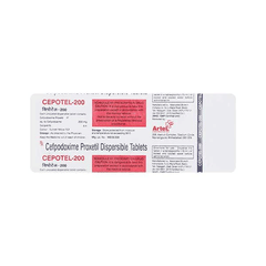 Cepotel 200 Mg Tablet 10