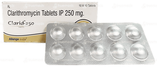 Clarid 250 Mg Tablet 10