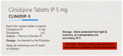 Clinidip 5 Tablet 10