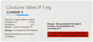 Clinidip 5 Tablet 10