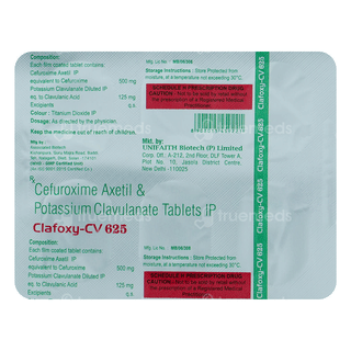 Clafoxy Cv 625 Tablet 6