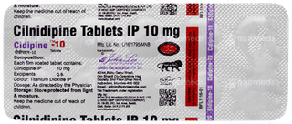 Cidipine 10 Tablet 10