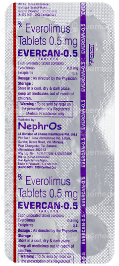 Evercan 0.5 Tablet 10