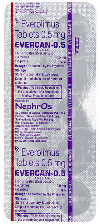 Evercan 0.5 Tablet 10