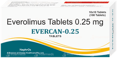 Evercan 0.25mg Tablet 10