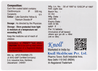Clarifod 500 Tablet 10