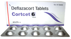Cortcet 6 Mg Tablet 10