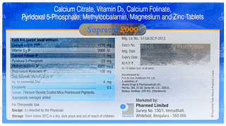 Supracal 2000 Tablet 15