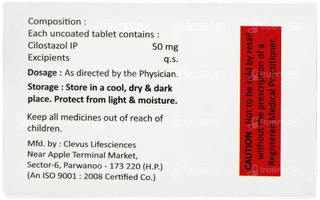 Cistaz 50Mg Tablet 10