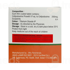 Cefabid 200 Mg Tablet 10 Cefabid 200 Mg Tablet 10