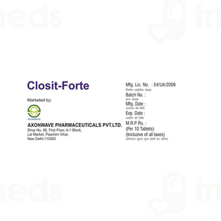 Closit Forte 0.5/10 MG Tablet 10