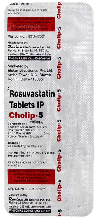 Cholip 5 Tablet 10