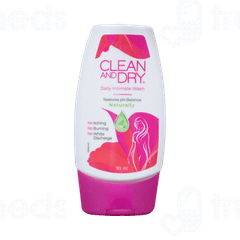 Clean And Dry Daily Intimate Wash 90Ml