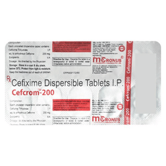 Cefcrom 200 Mg Tablet 10
