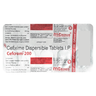 Cefcrom 200 Mg Tablet 10