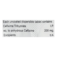 Cefcrom 200 Mg Tablet 10