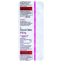 Coxitas 60 Mg Tablet 10 Coxitas 60 Mg Tablet 10