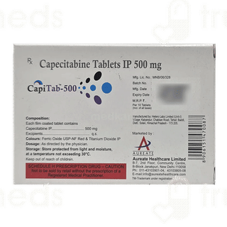 Capitab 500 MG Tablet 10