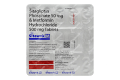 Sitawok M 50/500mg Tablet 15 Sitawok M 50/500mg Tablet 15
