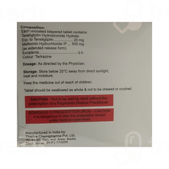 Glyten M 500 Tablet 10