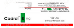 Cadrol 5 Mg Tablet 10