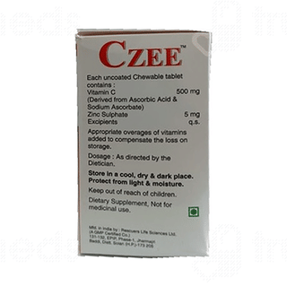 Czee Chewable Tablet 10