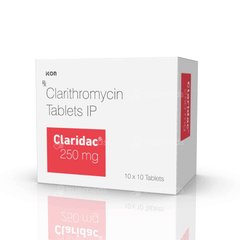 Claridac 250 Mg Tablet 10