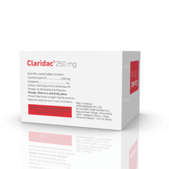 Claridac 250 Mg Tablet 10