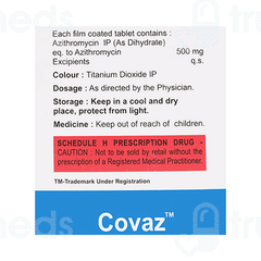 Covaz 500 MG Tablet 5 Covaz 500 MG Tablet 5