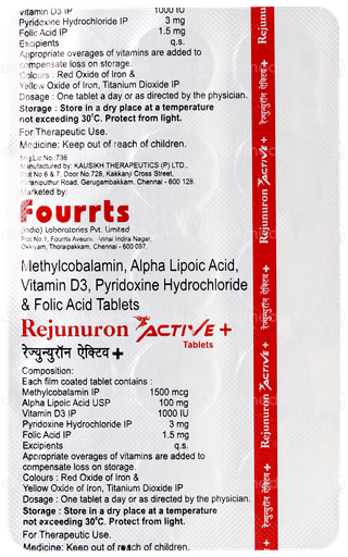 Rejunuron Active Plus Tablet 15