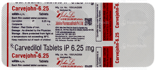 Carvejohn 6.25 Tablet 10